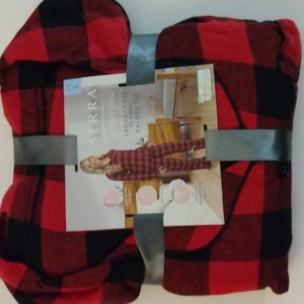 SERRA PJ's Flannel Long Sleeves and Pants NWT